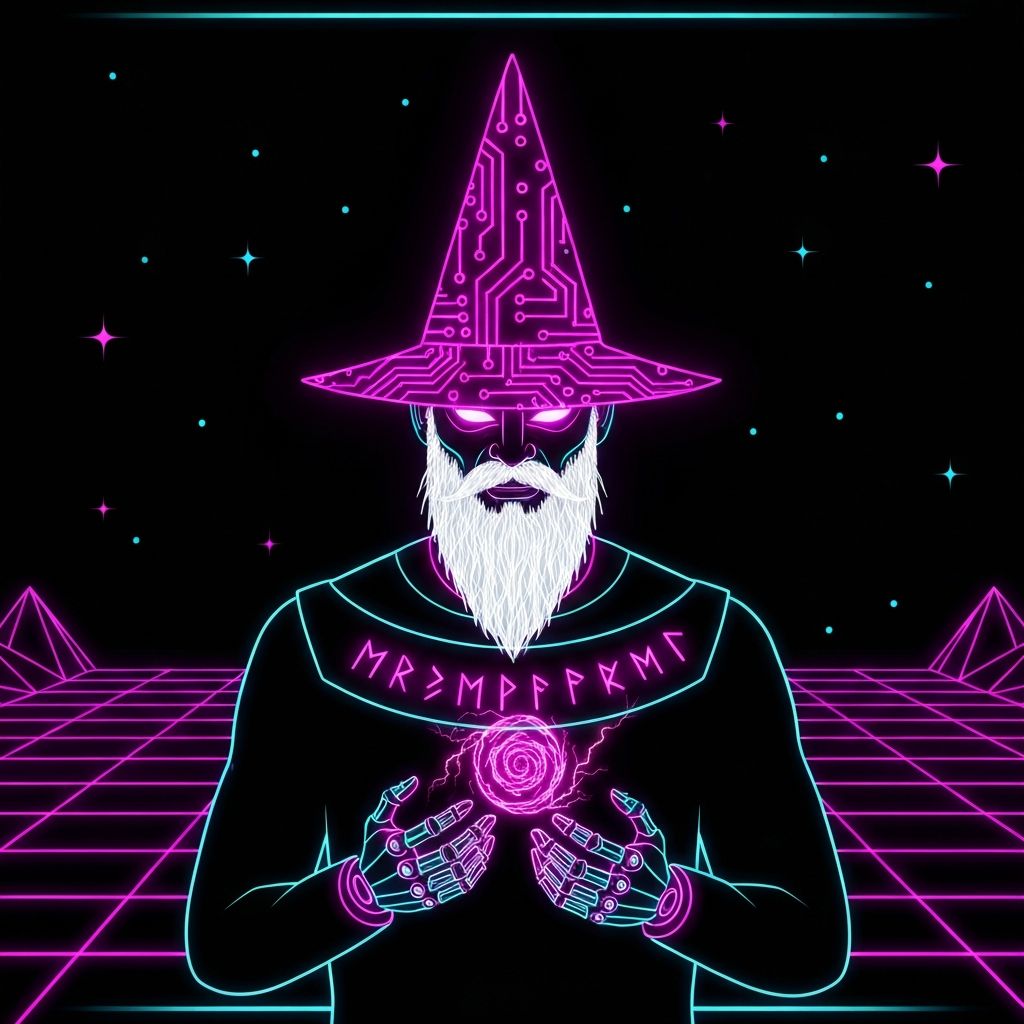 Merlin — robot portrait